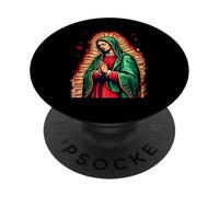 La Virgen di Guadalupe Messicana, Fede Cristiana PopSockets PopGrip Adesivo