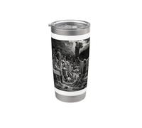 La visione della valle delle ossa secche Gustave Dore Bicchiere termico in acciaio inox doppia parete