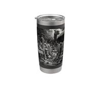 La visione della valle delle ossa secche Gustave Dore Bicchiere termico in acciaio inox doppia parete