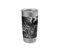 La visione della valle delle ossa secche Gustave Dore Bicchiere termico in acciaio inox doppia parete
