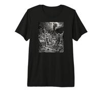 La Visione della Valle delle Ossa secche Gustave Dore Maglietta Premium
