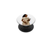 la visione è l'arte pensa a creare ripetizione donna nera positiva PopSockets PopGrip Adesivo