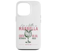 La vita a Marbella è migliore in Costa del Sol Andalusia Souvenir Custodia per iPhone 13 Pro