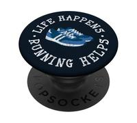 La vita accade correre aiuta PopSockets PopGrip Adesivo