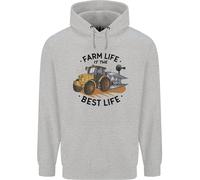 La Vita Agricola È La Migliore Vita Felpa Per Bambini Agricoltori