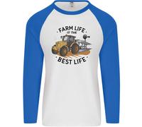 La Vita Agricola È La Migliore Vita Maglietta A Maniche Lunghe Baseball Uomo