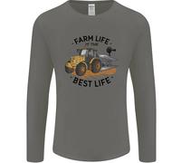 La Vita Agricola È La Migliore Vita Maglietta A Maniche Lunghe Uomo