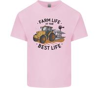 La Vita Agricola È La Migliore Vita Maglietta Per Bambini Rurali