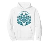 La Vita Chiama e Devo Andare a Coastal Beach Seashell Felpa con Cappuccio