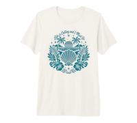 La Vita Chiama e Devo Andare a Coastal Beach Seashell Maglietta Premium