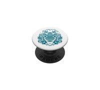 La vita chiama e devo andare a Coastal Beach Seashell PopSockets PopGrip Adesivo