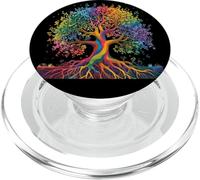 La vita colorata è davvero bella, radici artistiche vintage uniche PopSockets PopGrip per MagSafe