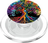 La vita colorata è davvero bella, radici artistiche vintage uniche PopSockets PopGrip per MagSafe