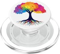 La vita colorata è davvero bella, radici artistiche vintage uniche PopSockets PopGrip per MagSafe
