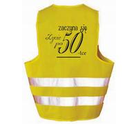 LA VITA COMINCIA DOPO 50 - Gilet riflettente con stampa