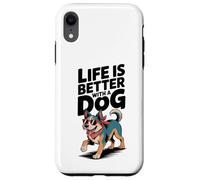 La vita degli amanti dei cani è migliore con un cane Custodia per iPhone XR