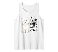 La Vita del Cane Coton è Migliore con i detti del Proprietario di Coton Canotta