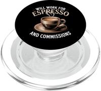La vita dell'agente immobiliare funziona su Espresso & Commissioni PopSockets PopGrip per MagSafe