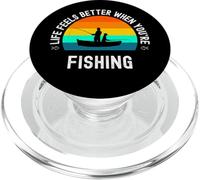 La vita di padre e figlio di pesca è migliore quando si pesca PopSockets PopGrip per MagSafe
