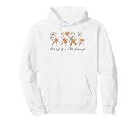 La Vita di Un Meme di Halloween alla Moda di Flamingo Felpa con Cappuccio