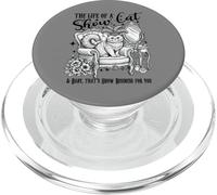 La vita di una gatta da esposizione Divertente Regalo PopSockets PopGrip per MagSafe