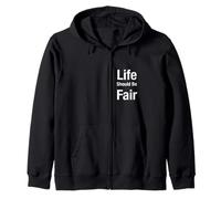 La Vita Dovrebbe Essere Giusta Felpa con Cappuccio