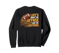 La Vita è Attacco e Difesa Calcio Felpa