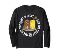 La Vita è Breve compra Il Biglietto Prendi Il Viaggio Maglia a Manica