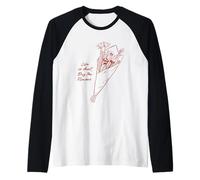 La vita è breve comprare i fiori citazione ispiratrice Maglia con Maniche Raglan