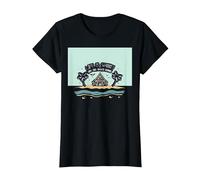 La Vita è Breve Comprare Il Beach House Coastal Dream Maglietta, Donna, Nero, 3XL