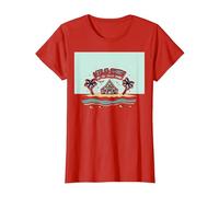 La Vita è Breve Comprare Il Beach House Coastal Dream Maglietta, Donna, Rosso, 3XL