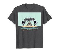 La Vita è Breve Comprare Il Beach House Coastal Dream Maglietta, Uomo, Grigio Scuro, 3XL