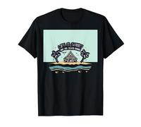 La Vita è Breve Comprare Il Beach House Coastal Dream Maglietta, Uomo, Nero, 3XL