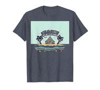 La Vita è Breve Comprare Il Beach House Coastal Dream Maglietta, Uomo, Pervinca, 3XL