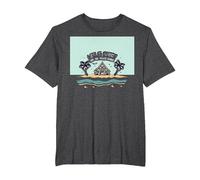 La Vita è Breve Comprare Il Beach House Coastal Dream Maglietta, Uomo Taglie Grandi, Grigio Scuro, 3X Tall