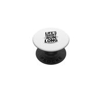 La vita è breve, corre lunga PopSockets PopGrip Adesivo