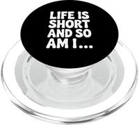 La vita è breve e così sono divertente citazione PopSockets PopGrip per MagSafe