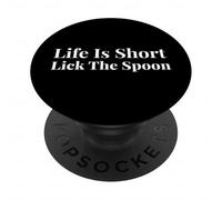 La vita è breve, lecca il cucchiaio PopSockets PopGrip Adesivo