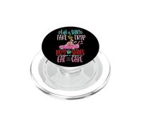 La vita è breve Prendi il viaggio Compra le scarpe Mangia la torta PopSockets PopGrip per MagSafe
