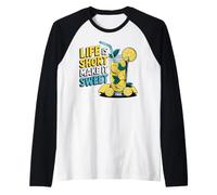 La Vita È Breve, Rendila Dolce - Amanti del Limone Maglia con Maniche Raglan