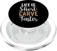 La vita è breve scolpire più velocemente Carving PopSockets PopGrip per MagSafe