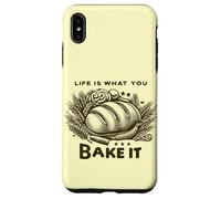 La vita è ciò che si cuoce Bakery Cottura di pane fresco Pasticceria Custodia per iPhone XS Max