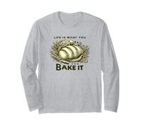 La vita è ciò che si cuoce Bakery Cottura di pane fresco Pasticceria Maglia a Manica