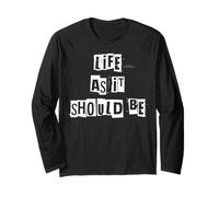 La Vita è Come Dovrebbe Essere Maglia a Manica