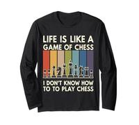 La vita è come gli scacchi, ma non ho idea di come funzioni questo gioco Maglia a Manica