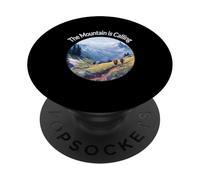 La vita è davvero buona estate felice escursionismo in montagna all'aperto PopSockets PopGrip Adesivo