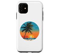 La vita è davvero buona Palm Tree Summer Beach Vacation Graphic Custodia per iPhone 11