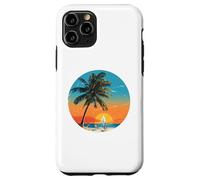 La vita è davvero buona Palm Tree Summer Beach Vacation Graphic Custodia per iPhone 11 Pro