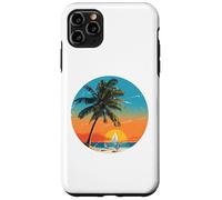 La vita è davvero buona Palm Tree Summer Beach Vacation Graphic Custodia per iPhone 11 Pro Max