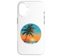 La vita è davvero buona Palm Tree Summer Beach Vacation Graphic Custodia per iPhone 16
